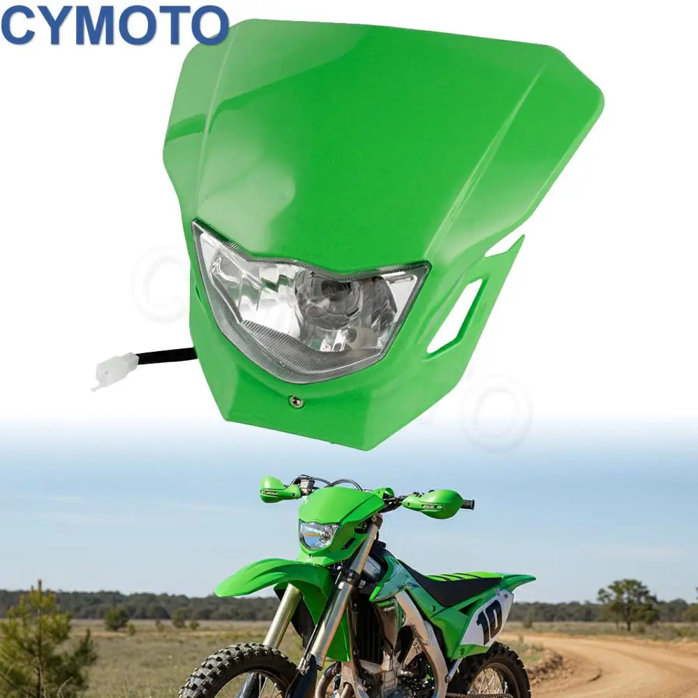 

Motorcycle Headlight Headlamp Assembly Enduro Accessories For KASAWAKI KLX KX KX-F KLX110 KLX140 KLX230 KX250 KX450 Dirt Bike