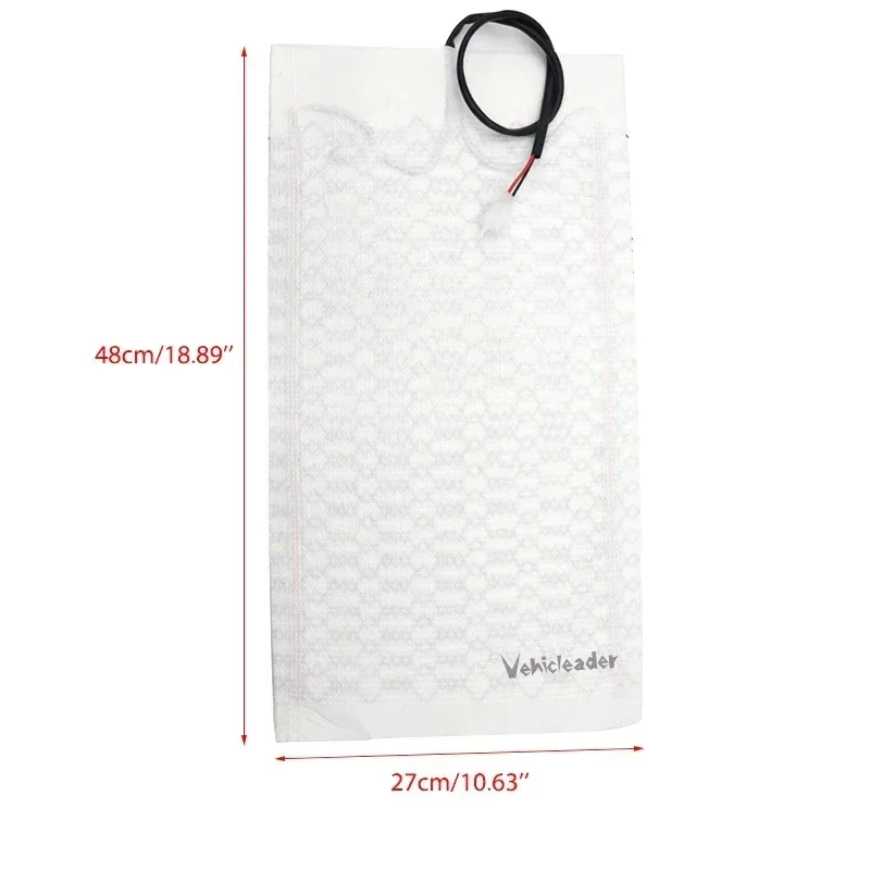 2x/4x 12V Universal Car Heated Seat Covers Pad Carbon Fiber Heated Auto Car Seat Heating Pad Winter Warmer Heater Mat 48cmx28cm