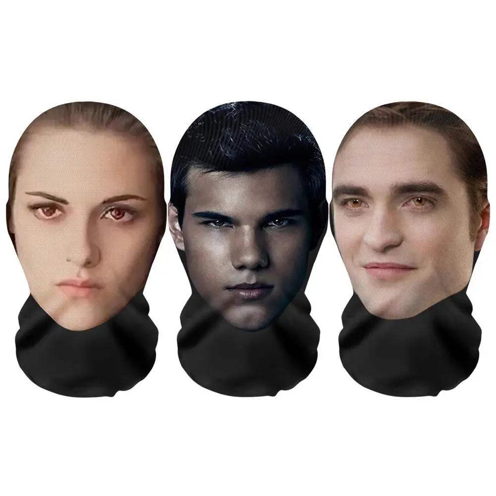 Maschera stampata 3D creativa Puntelli cosplay per feste Maschera per il viso in rete elastica per uomo Donna Copricapo cosplay Cappuccio complicato Novità Forniture