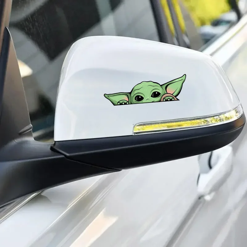 1 szt. Naklejka samochodowa - Naklejka z motywem kreskówkowym na korek wlewu paliwa i zderzak, do samochodów, ciężarówek, motocykli, ścian i laptopów