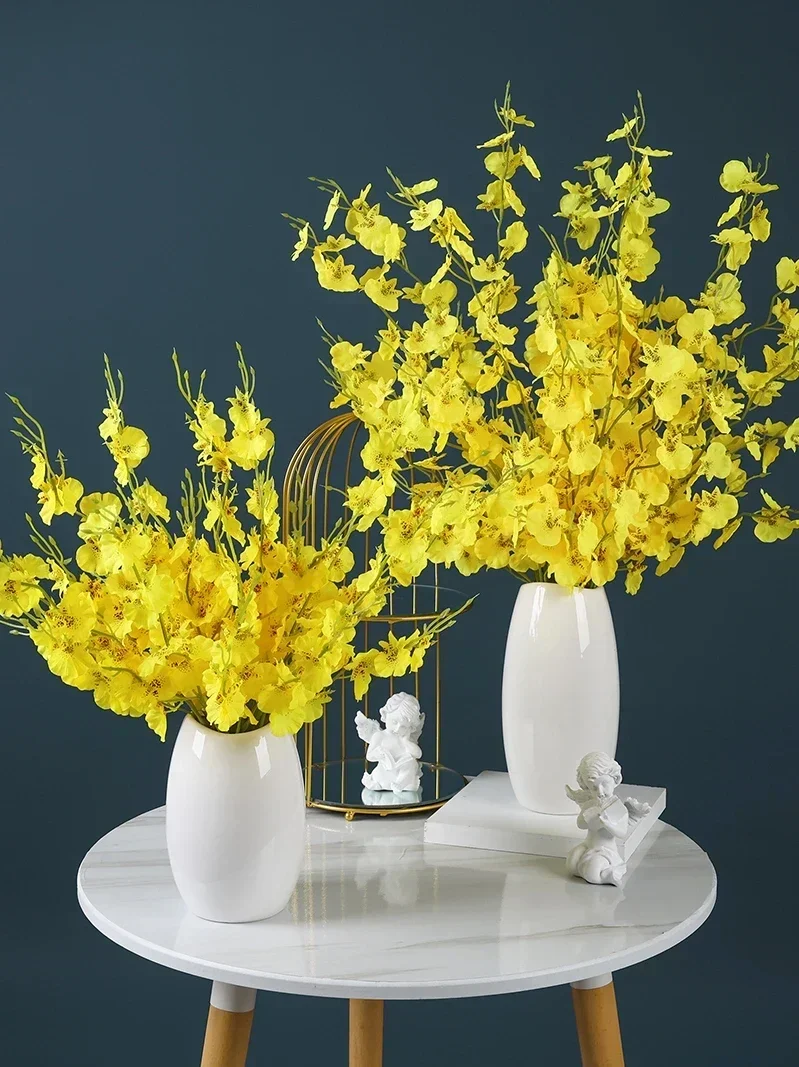 

Orchid Artificial Flower Arrangement,Plastics Bouquet, Flower Arrangement, Home, Living Room, Dining Table, Ornament