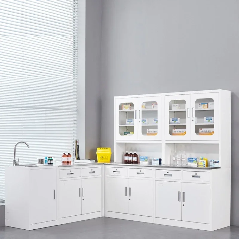 Western Medicine Cabinet Medical Clinic Treatment Room Disposal Cabinet Oral Dental Workbench Pet Beauty Hospital