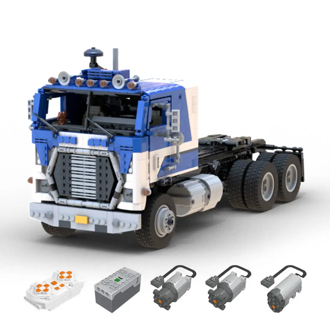 

Изготовленная на заказ модель грузовика MOC-144890 1/17 (динамическая версия/2043 шт.)