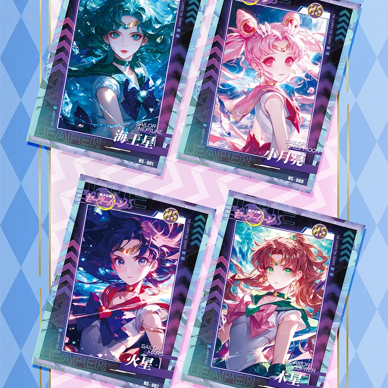 Wholesale Sailor Moon Card Tsukino Mizuno Anime Collection Card Mistery Boxes Board Games Toys Birthday Gifts for Boys and Girls