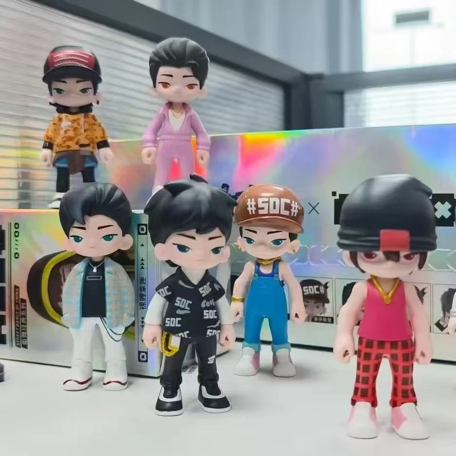 

Модная слепая коробка, подлинная, это уличный танец AZZO Street Dance, классическая серия, офисные и периферийные украшения ручной работы