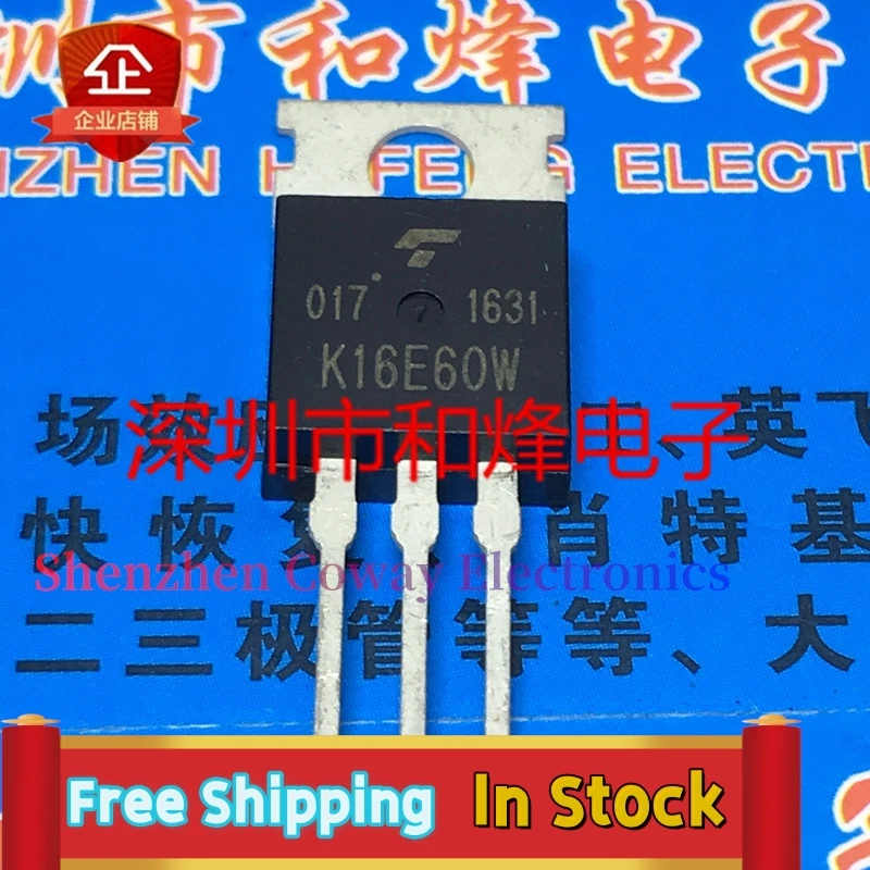 10PCS-30PCS  TK16E60W K16E60W  TO-220 600V 15.8A  In Stock Fast Shipping