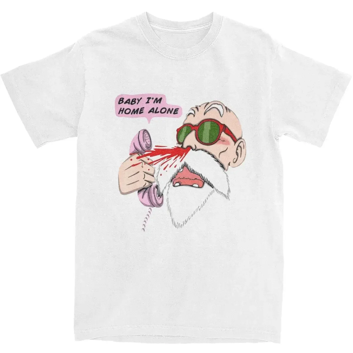 Top Tee Clothes Unique Men Women Funny Master Roshi Graphic T Shirt Accessories Fun Cotton Kame House Turtle Hermit T Shirt2024