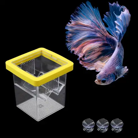 Multifunctional Fish Aquarium Fish Breeding Isolation Box High Clear Aquarium Breeder FishTank Double Guppies Hatching Incubator