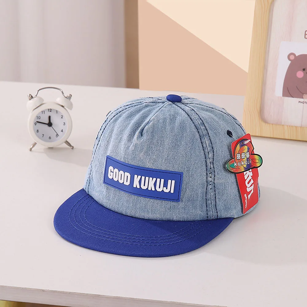 Children's Hat Boys Girls Autumn Denim Cotton Sunscreen Cap Hip-hop Baseball Caps For Kids 3-8 Years image 2