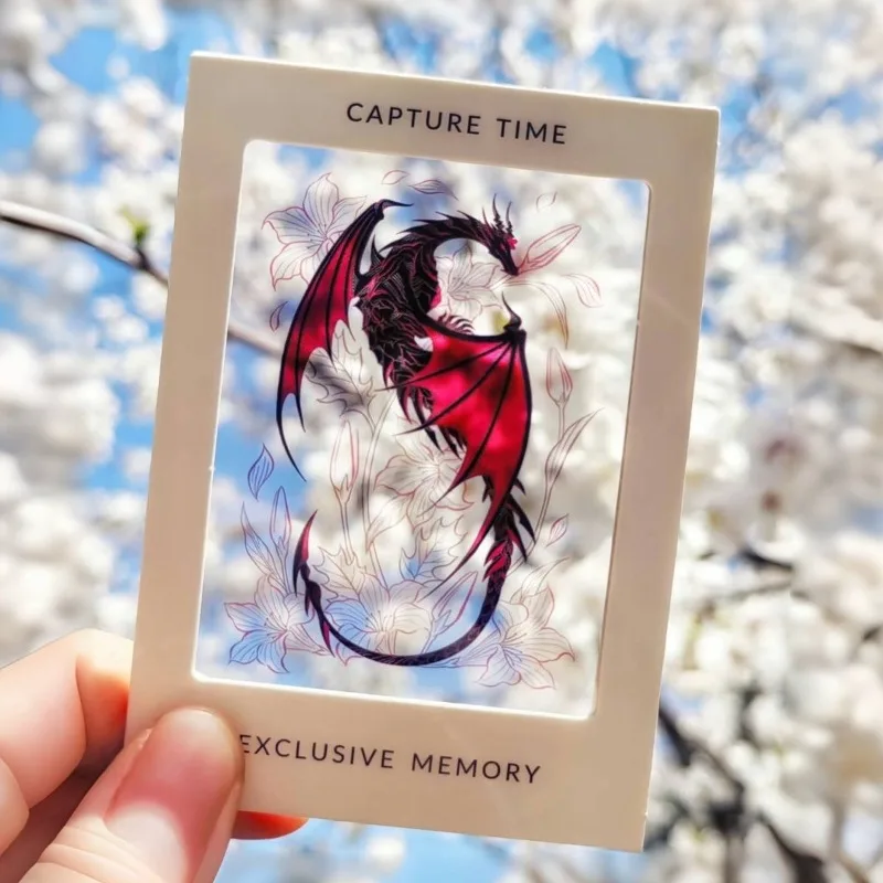 

Акриловая прозрачная открытка «Любовь и глубокое пространство» Силус Цинь Че Дракон, периферийные устройства аниме, милые уникальные украшения для фотографий, подарок для детей