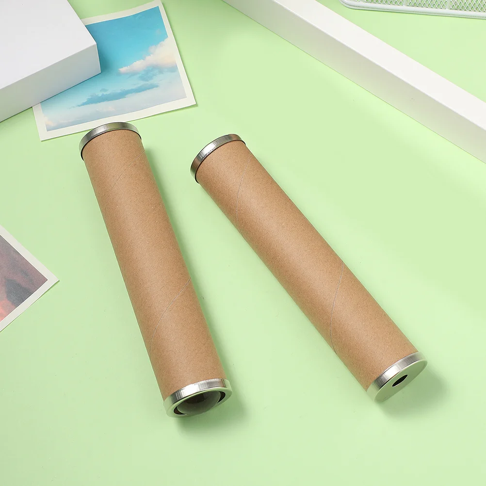 2 stks Diy Caleidoscoop Kit Papieren Buis Craft Set Voor Kinderen Handgemaakte Caleidoscoop Maken Educatief Kleur Wetenschap Experiment Puzzel