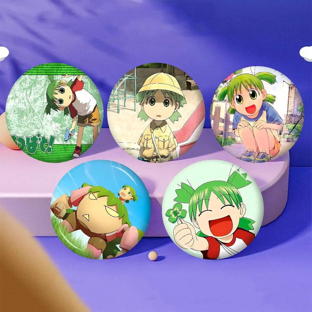 Anime Y-Yotsuba Sweet New  Brooches Soft Button Pin Funny Silly Gnarpy on A Skateboard Meme Badge Gamer Collection Gifts