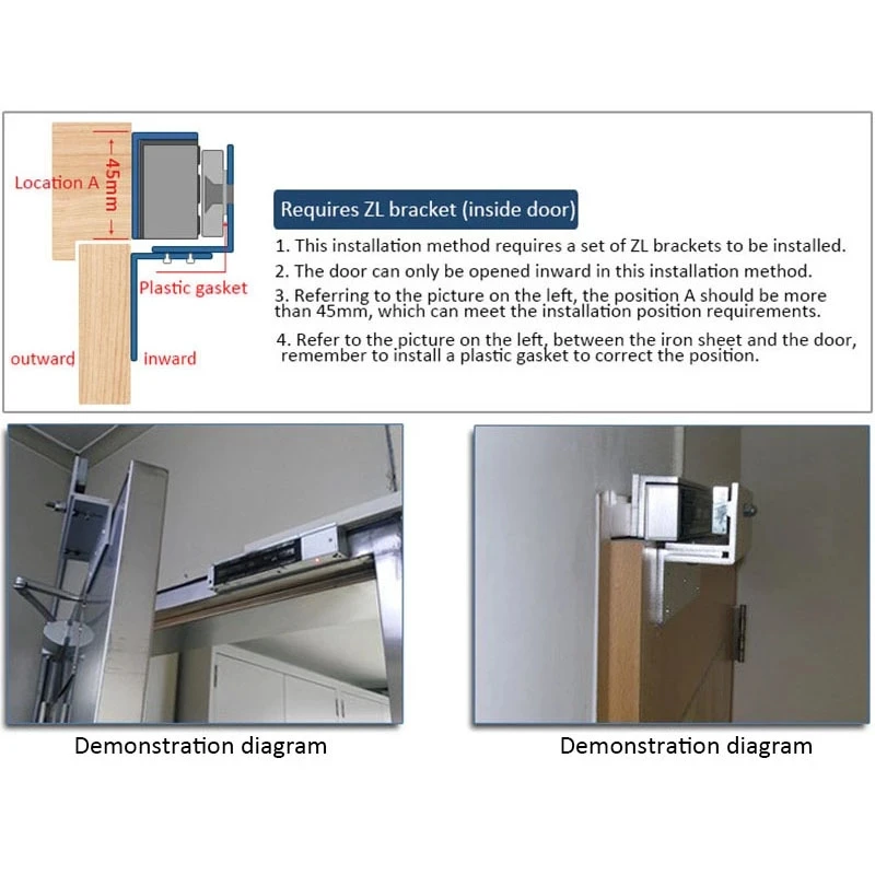 DC12V/24V 180/280/350KG Electronic Lock Electric Magnetic Door Lock 350/600lbs Suction Holding Force Electromagnetic