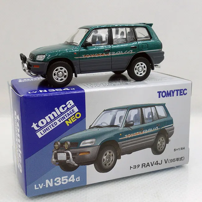 TAKARA TOMY TOMYTEC TLV 1/64 LV-N354b Toyota RAV4L V95 Model Legering Motorvoertuig Diecast Modellen Auto Speelgoed Collectie Verjaardagscadeau