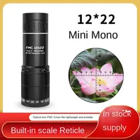 Optical 12x Small Monoculars Owl Special Cross Coordinate Ranging Mirror Mini High Definition Sight
