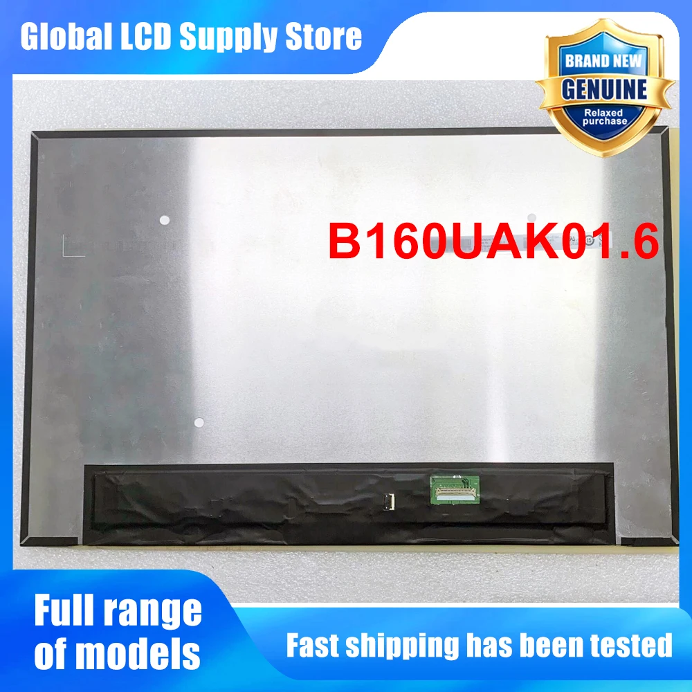 B160UAK01.6 16.0 inch Laptop Lcd Screen Wuxga 10 Ips Panel Touchscreen Wled Backlit for Notebook Repair Replacement Assembly