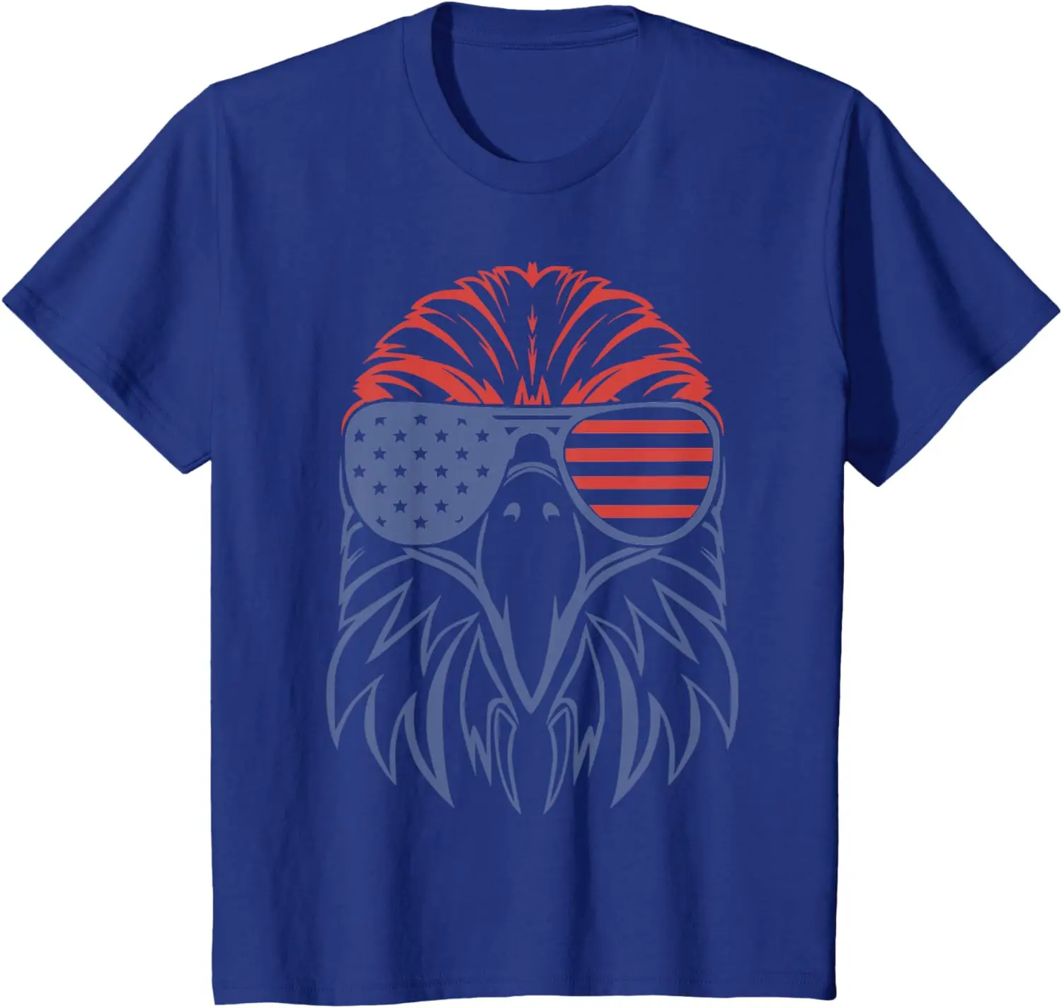 American Bald Eagle USA Flag Shirt 4th of July Eagle USA T-Shirt