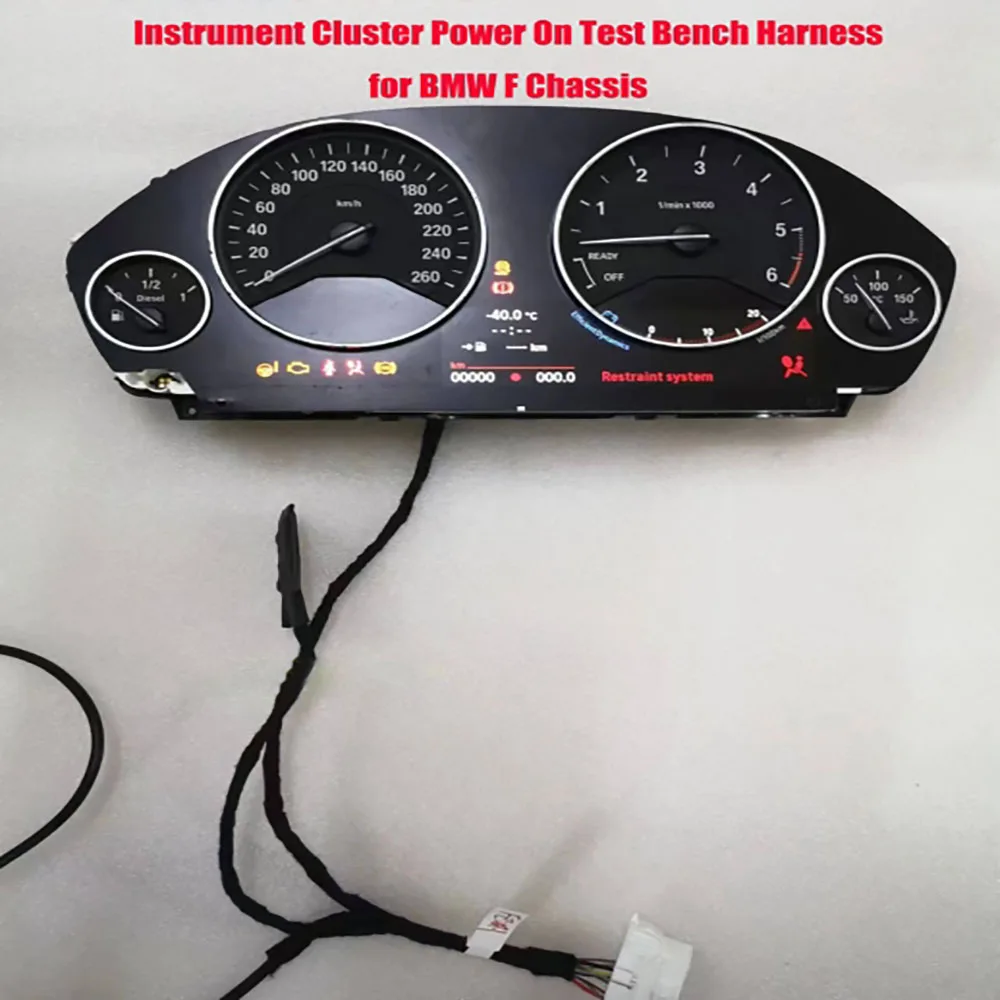 ECUTOOL Car Instrument Panel Cluster Power On Startup Test Bench Harness for BMW ID7 F-Chassis