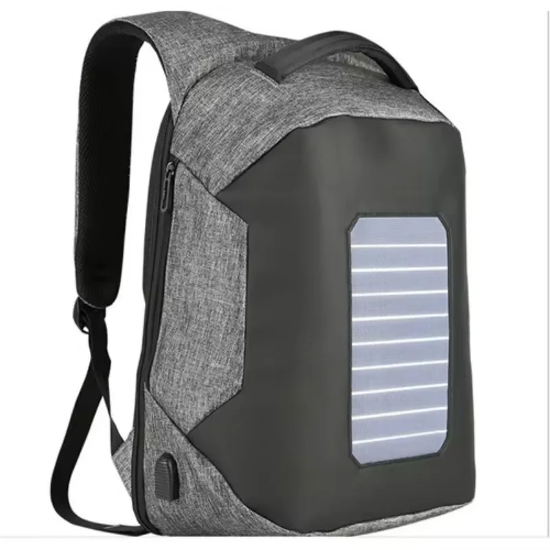 

School bag motorcycle backpack waterproof men and women solar usb power bag notebook backpack bag