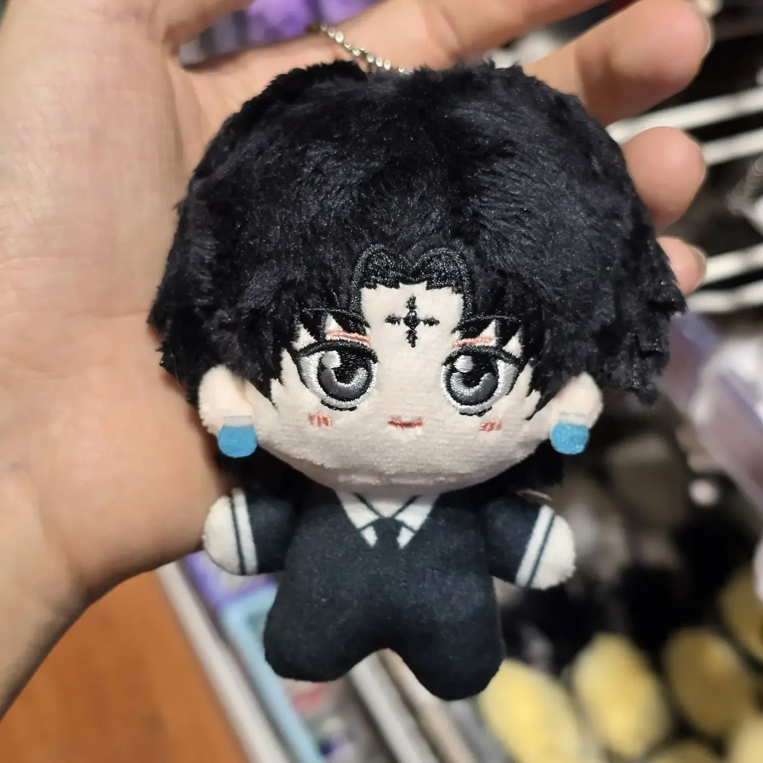 HUNTER×HUNTER Stuffed Doll Soft Fluffy 10cm Cotton Plush Irumi Zorudikku Hisoka Killua Zoldyck Anime Plushie Backpack Pendant view 5