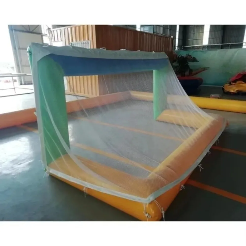 Floating sports games inflatable water polo court water polo game field for sale view 4
