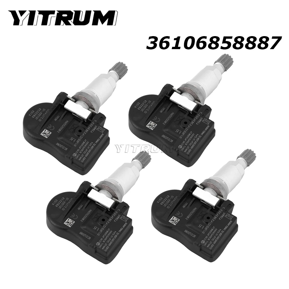 

YITRUM 36106858887 For BMW 1 2 3 4 Series M3 M4 Mini Cooper Convertible Hatchback Cabrio Car Tire Pressure TPMS Sensor 6858887