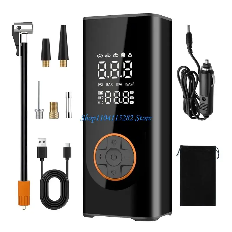 

Air Compressor Wireless Inflatable Pumps Portable Air Pumps Tire Inflator Digital