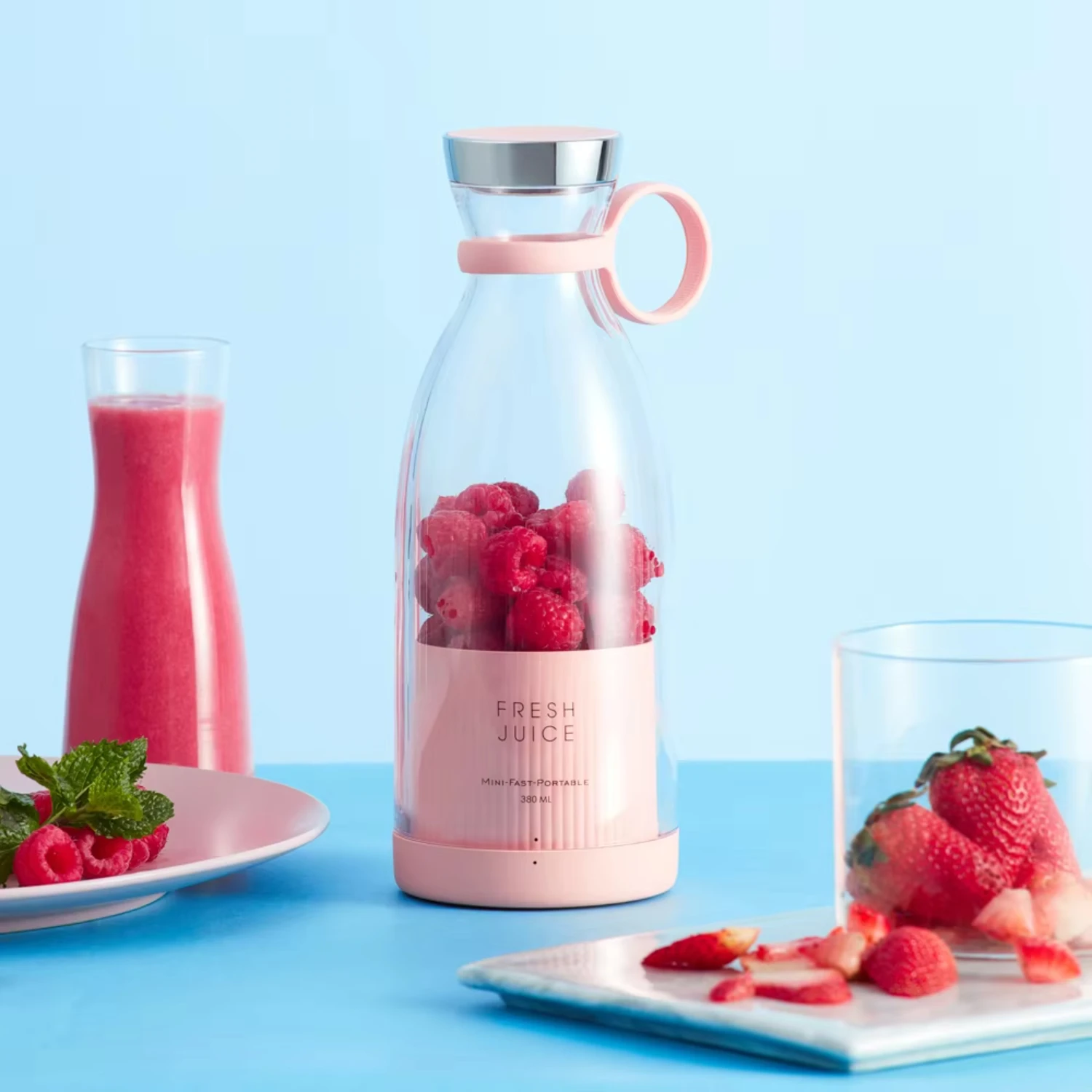 

Portable Juicer Blender Usb Mini Fruit Mixers Juicers Fruit Extractors Food Milkshake Multifunction Juice Maker Machine