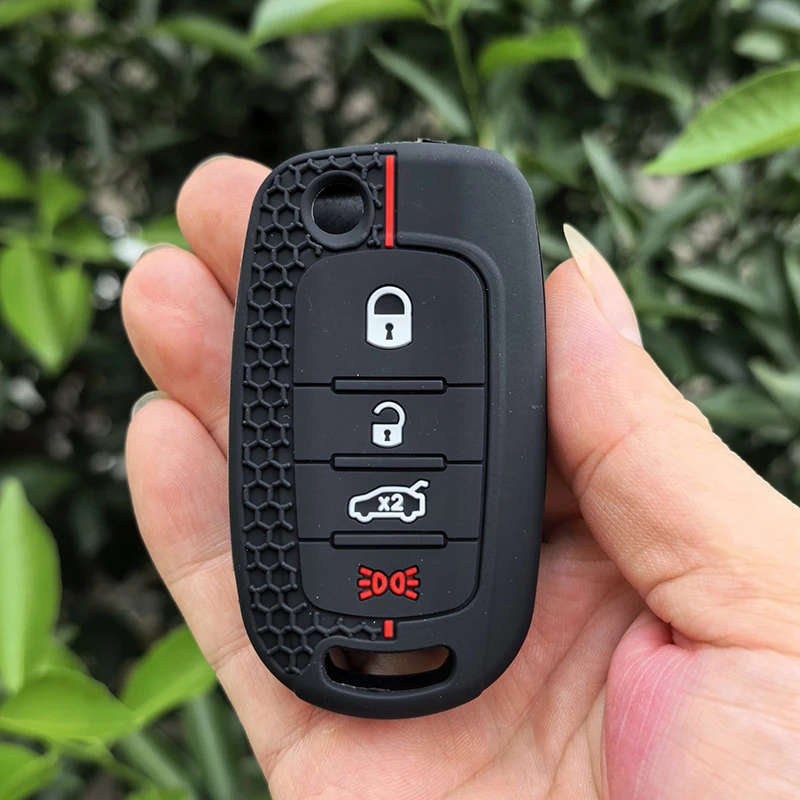 Funda Protectora de Silicona para Llave de Coche FIAT Tipo Toro Nuovo Freedom 500X Doblo Argo Grazie, Carcasa para Llave Inteligente