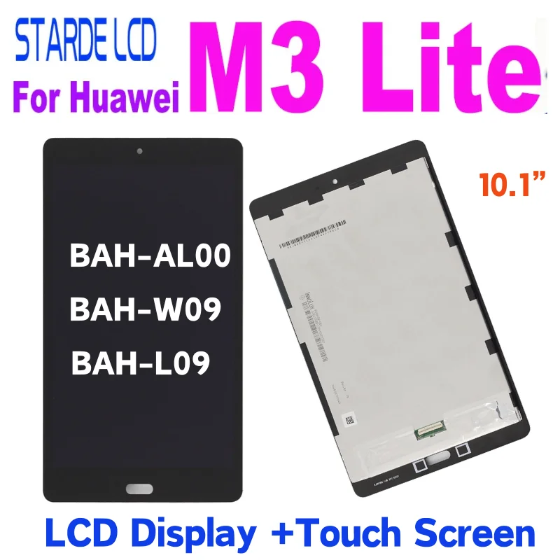 

10.1" AAA+ For Huawei M3 Lite 10.1 LCD Display Touch Screen Digitizer Assembly For M3 lite BAH-AL00 BAH-W09 BAH-L09 Replacement