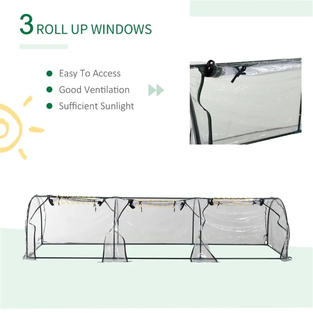 

Portable Mini Greenhouse - Durable PVC for Indoor/Outdoor Use Shipping, Not Available at)