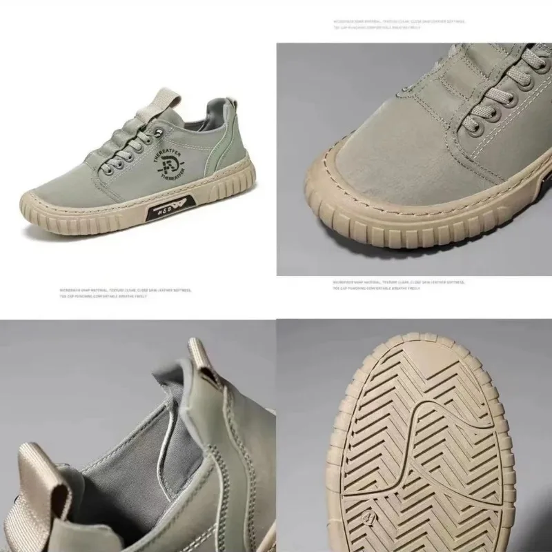 Scarpe casual da uomo in tela di seta di ghiaccio, mocassini, sneakers, comfort all'aperto, scarpe basse slip-on per uomo, scarpe vulcanizzate traspiranti