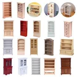 1 pz casa delle bambole mobili in miniatura libreria espositore in stile moderno libreria in legno casa delle bambole giocattoli