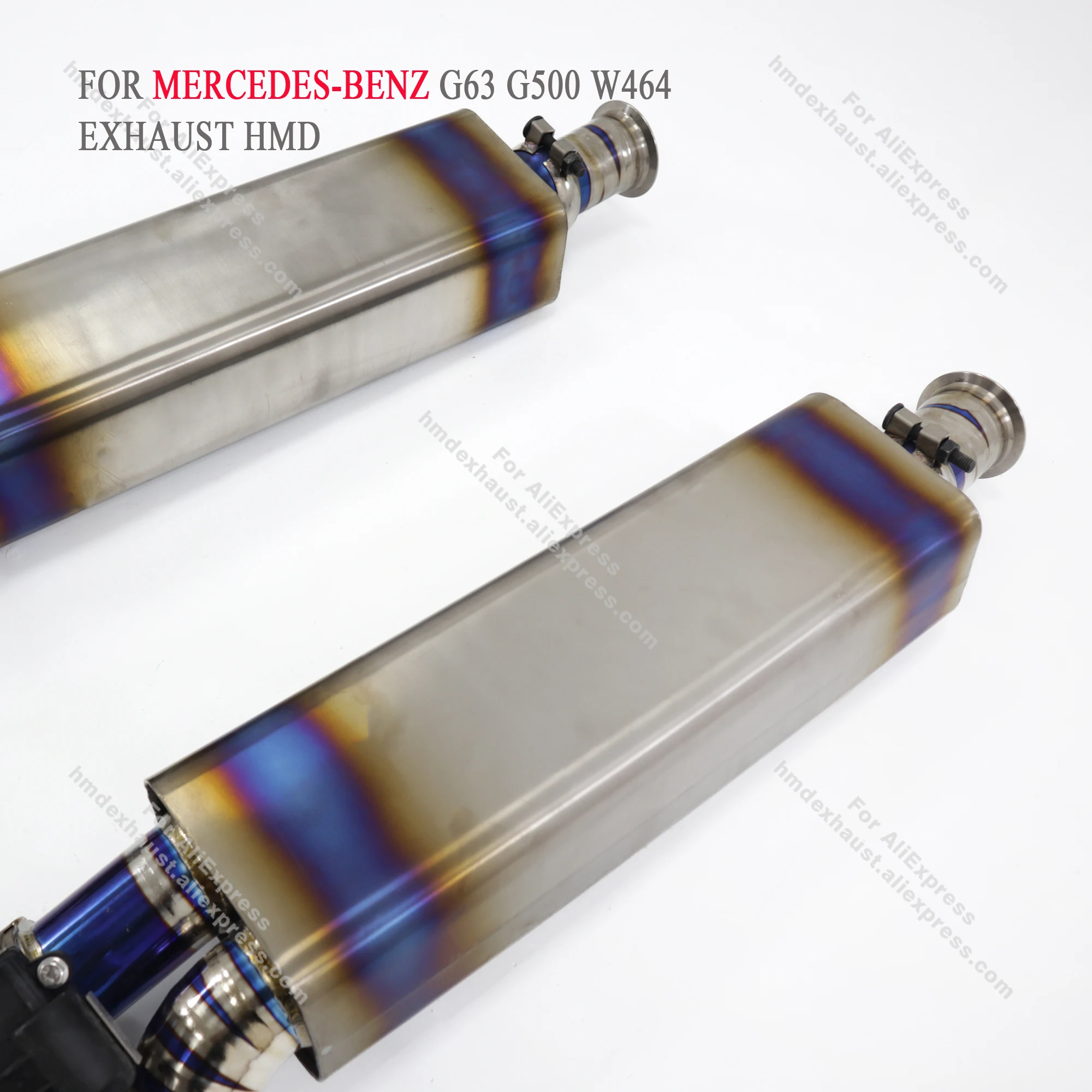  High Quality Catback Exhaust For Mercedrs BENZ G63 G500 W464 Exhaust System Electronic Valve Muffler Tips HMD