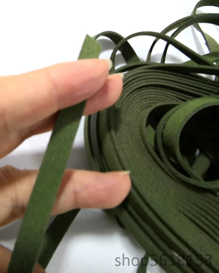 4.5M Green deerskin Sageo Rope For Japanese Katana sword wakizashi tanto