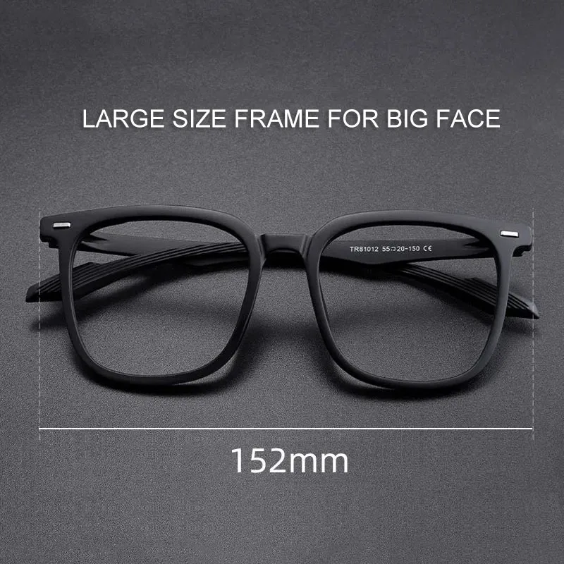 UVLAIK TR90 Large Square Glasses Frame Women Men Fashion Oversized Myopia Eyewear Optical Prescription Eyeglasses Frame