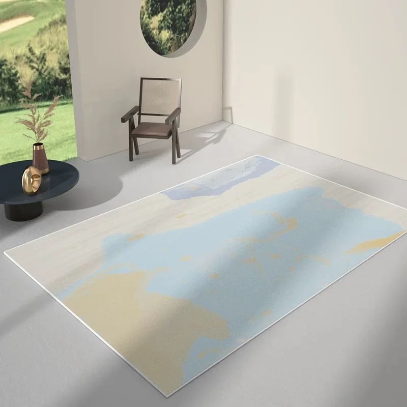 

VIKAMA Nordic Velvet Carpet Living Room Tea Table Mat Bedroom Bedside Ins Wind Nordic Non Washable Large Area Room Home Use