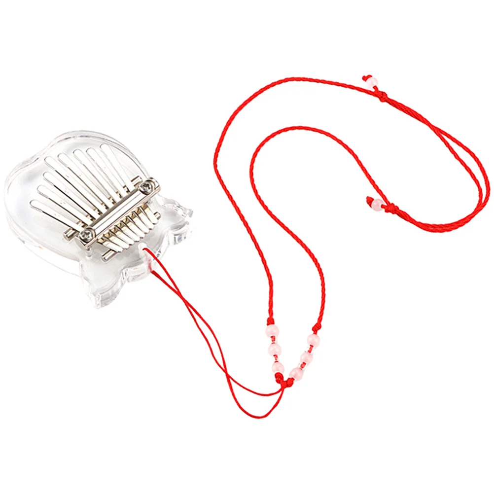 

Acrylic Mini Kalimba 8 Keys Thumb Piano Small Portable Finger Piano for Kids Beginners Adult Music Instrument Mini Kalimba