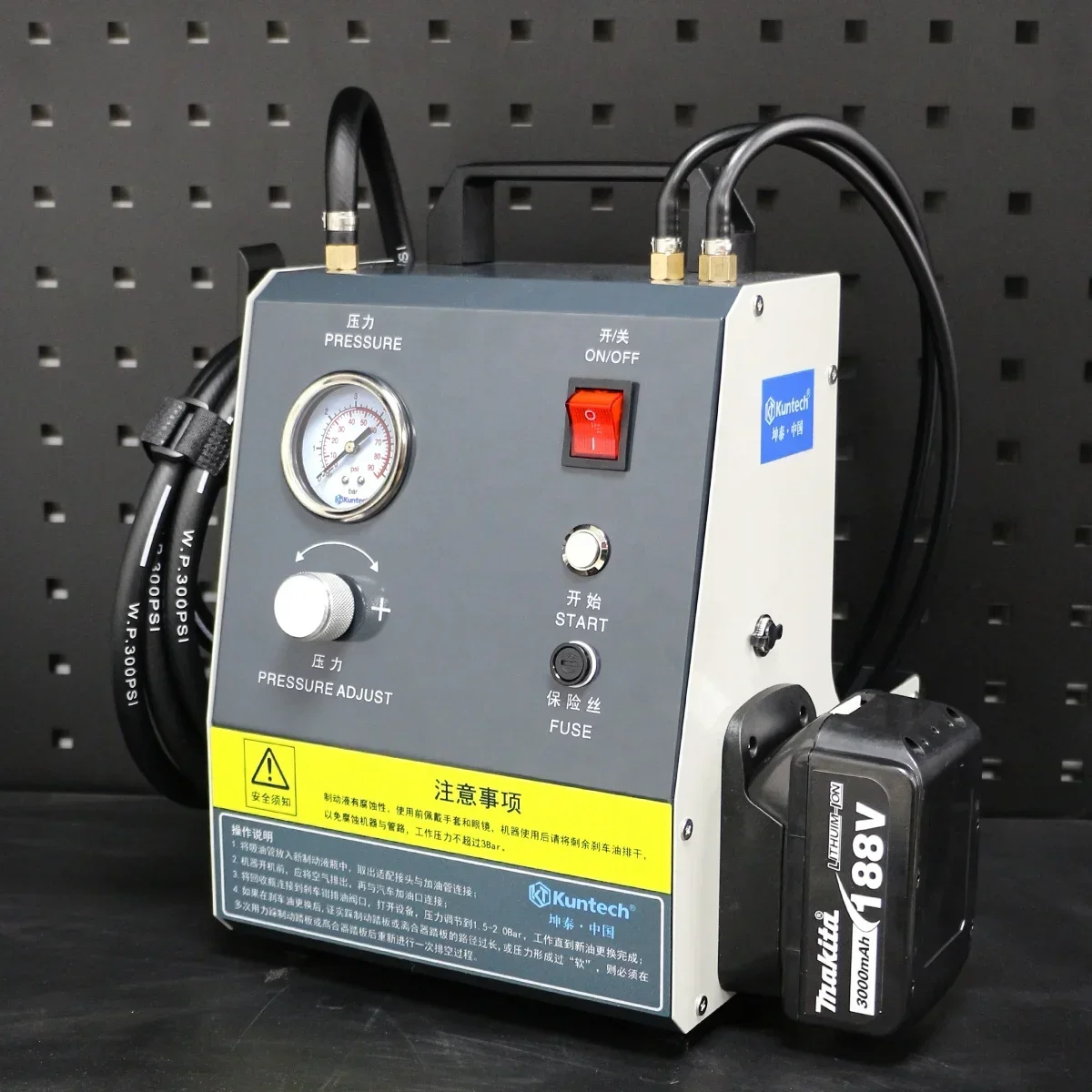 2026 Premium  Car Brake Fluid Bleeder Four Pump Brake Fluid Simultaneous Exchanger Tool Lithium Battery Powered Car Quic