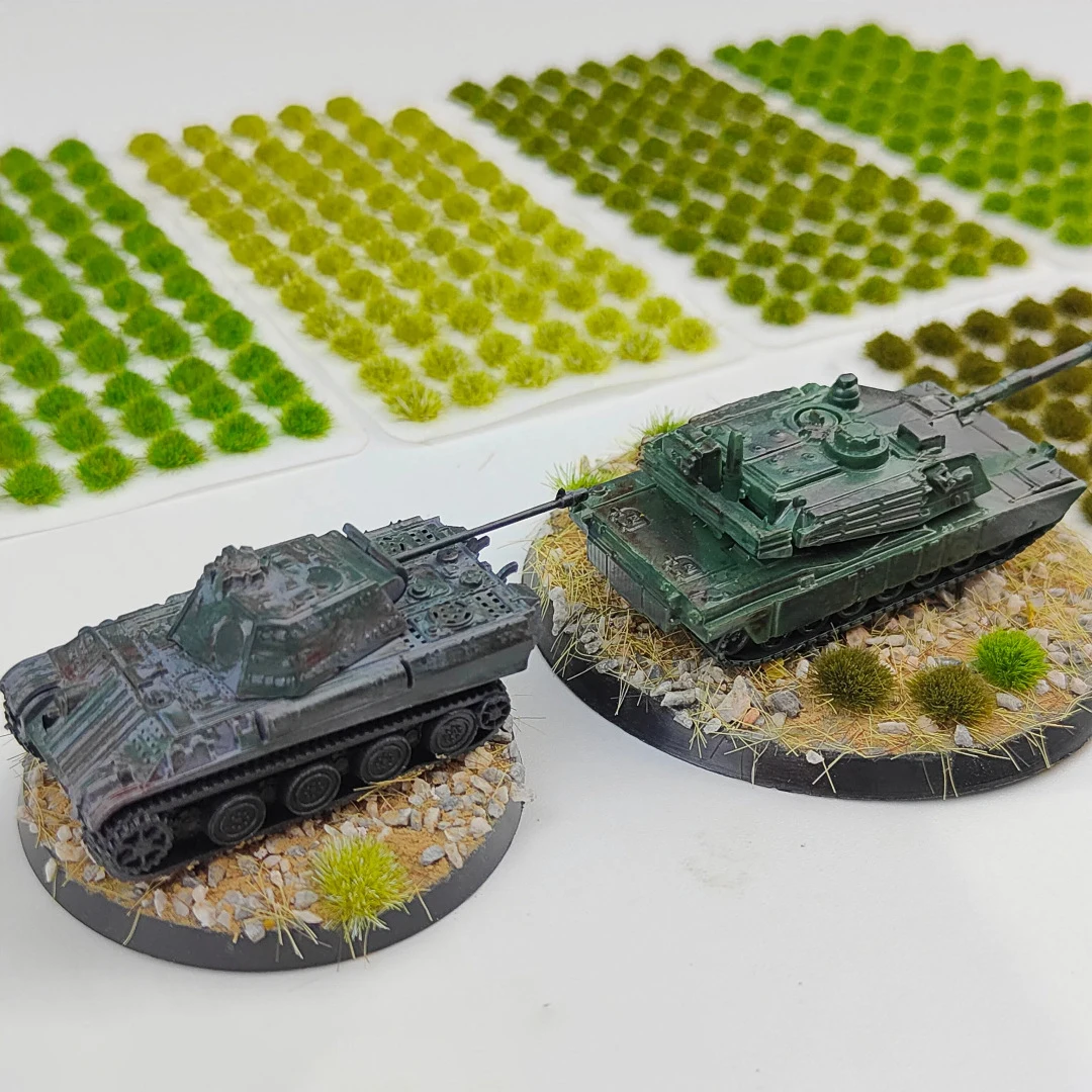 미니어처 정적 잔디 클러스터 모델 키트 3MM 잔디 식물 재료 DIY 풍경 레이아웃 디오라마 액세서리