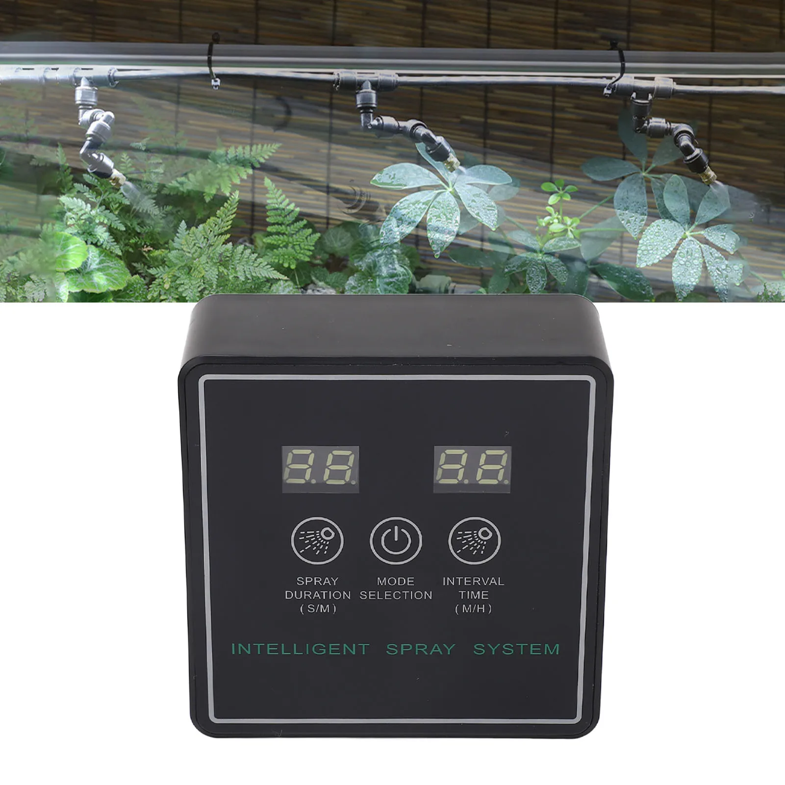 

Reptile Humidifier High Density 360 Degree Adjustable Misting Automatic Timing Reptile Fogger Smart Spray System for Amphibian