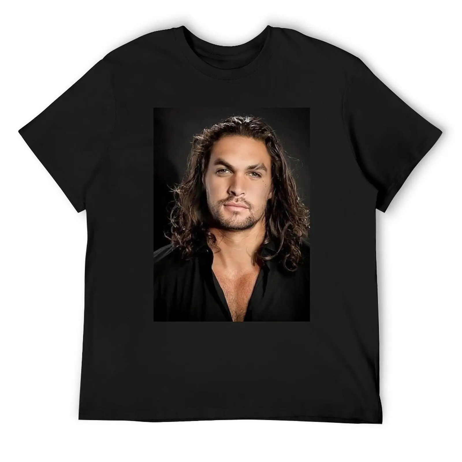 Футболка Jason Momoa, блузка, простые забавные подарки, таможенные футболки для мужчин