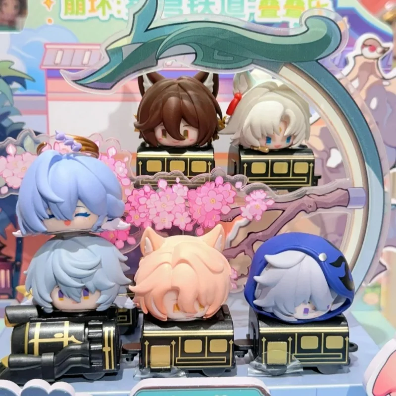 

Mihoyo V3 Official Genuine Honkai Star Rail Stackable Figures Trendy Blind Box Toy Figurine Desktop Decoration Gift Toys