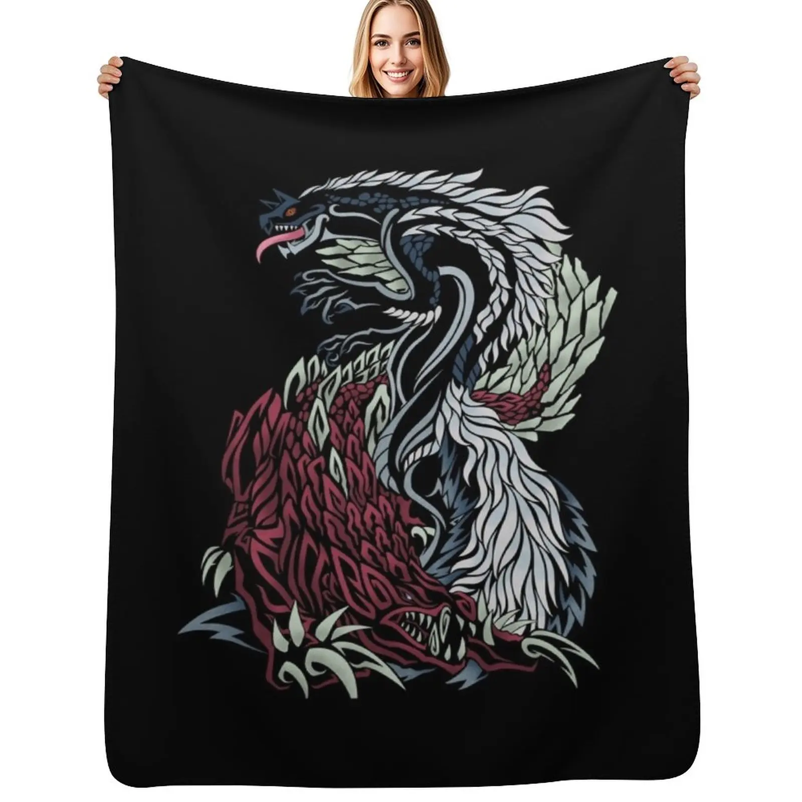 

Monster Hunter tobi kadachi and odogaron T-Shirts Gift For Fans, For Men and Women, Gift Mother Day, Father Day Throw Blanket