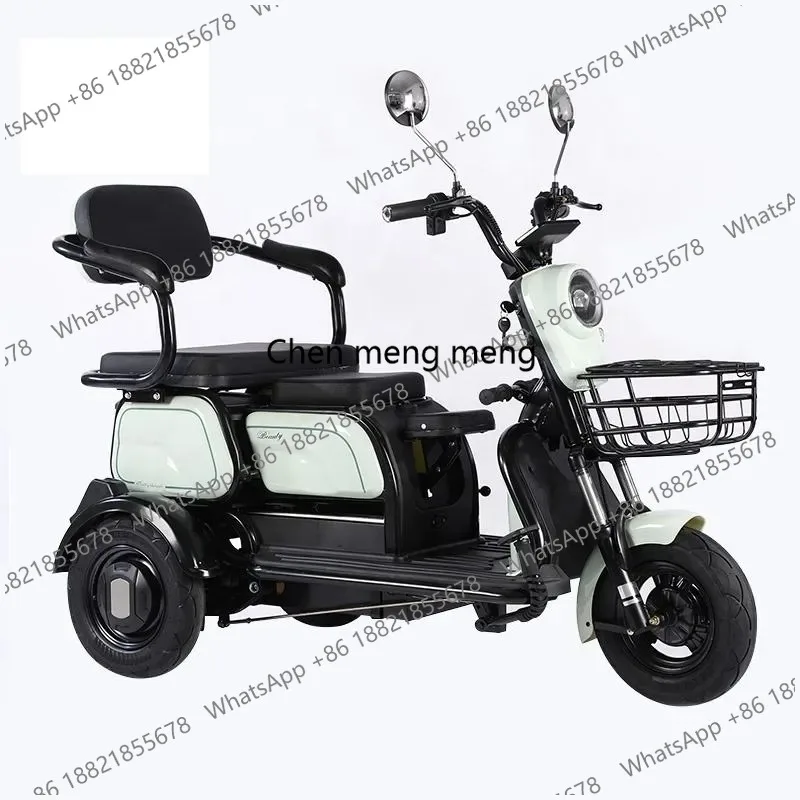 New Electric 3-wheel Mobility Scooter for Leisure City Passenger-pulling Tricycle 48V/60V Three-wheel Electric Bicycle