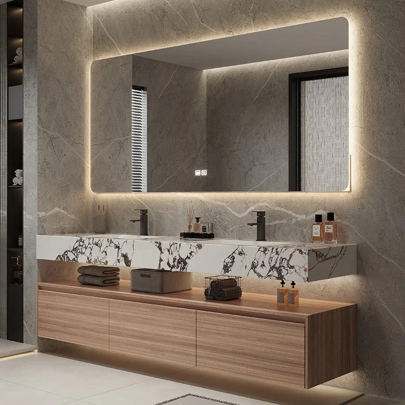 خزائن حوض الحمام خزائن التخزين منظمة توفير المساحة الأثاث الحمام عمود بالوعة قاعدة خزانة Mobiletto Bagno #3