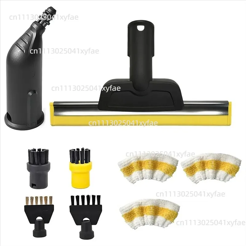 Microfibre Cloth Window Squeegee Joint Brushes Round Brush For Karcher SC1 SC2 SC3 SC4 SC5 Steam Cleaner Accessories