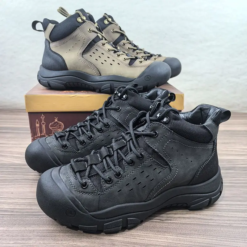 

Men's Casual Shoes Non-slip Comfortable Autumn/Winter Hiking Boots Thick-soled Walking Shoes Unisex Sports Shoes