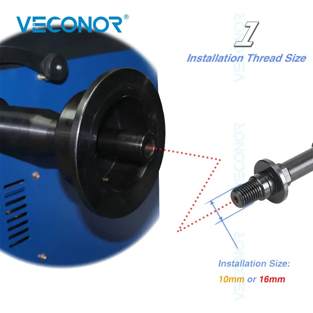 Motorcycle TIre Adaptor for Wheel Balancer with 10mm/16mm Installation Hole Motorcycle Tyre Balancing Tool 36 38 40mm Shaft Size