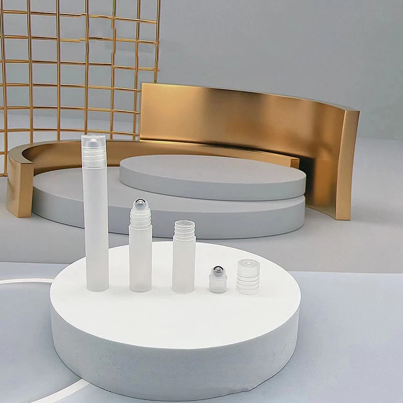 3/5/10ml 플라스틱 스테인레스 스틸 액체 오일 컨테이너 리필 용 병 홀더에 빈 향수 롤 롤러 볼 병